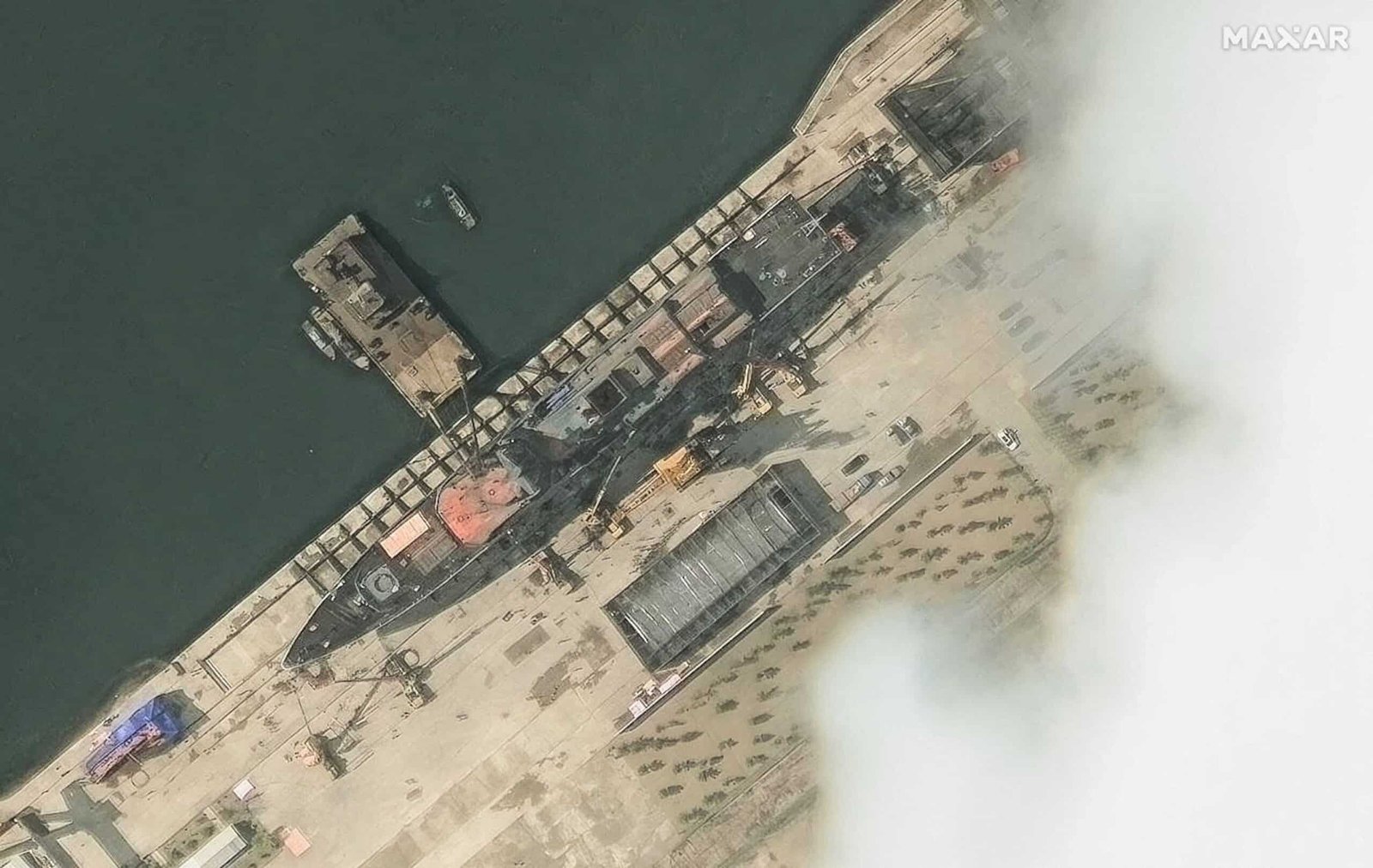 Kim Jong a says that 'serious accident' with the new North Korean war ship was 'criminal act'